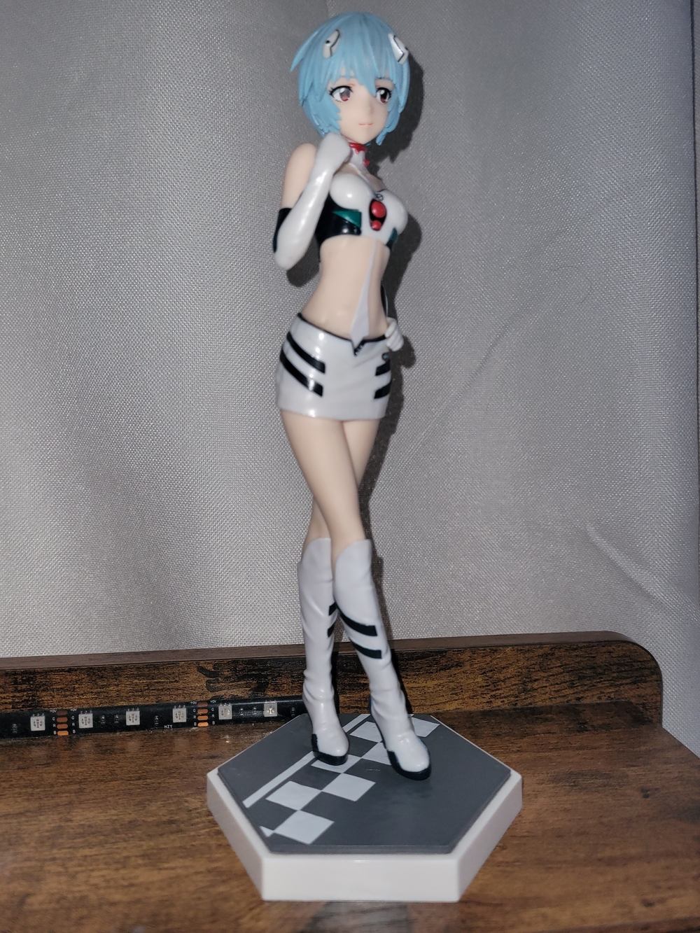 Blue-Haired Anime Figurine Home Art Display - Brand: